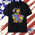 Mizzou Tigers Mascot Spanking Kansas Jayhawk T Shirt