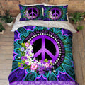Hippie Quilt Bedding Set - Freedom Energy Quilted Design