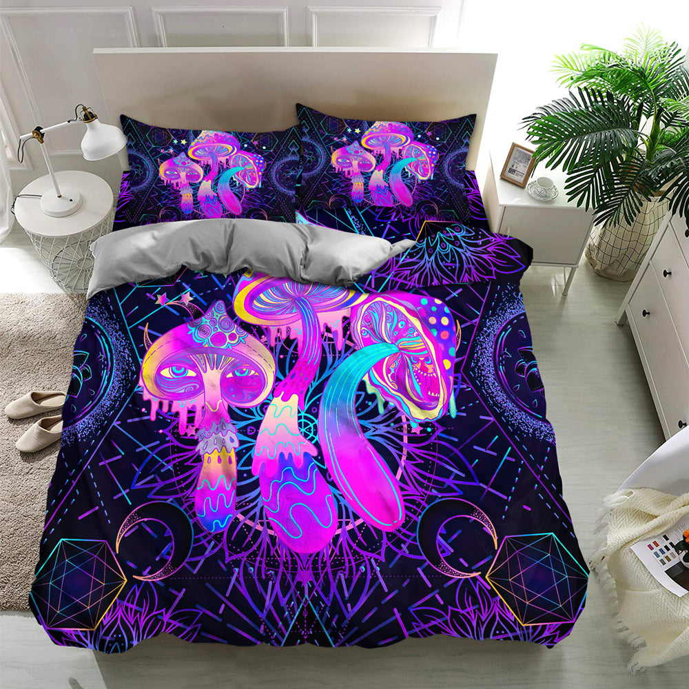 Hippie 4PCS Bedding Set - Vibrant Color Bedroom Comfort