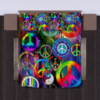 Hippie 4PCS Bedding Set - Free Spirit Color Home Style