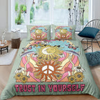 Hippie 4PCS Bedding Set - Expressive Color Bedding Collection