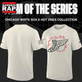 MLB Chicago White Sox x First We Feast x Hot Ones White Hoodie T-Shirt