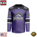 MLB Custom Colorado Rockies Special Hockey Jersey Shirt