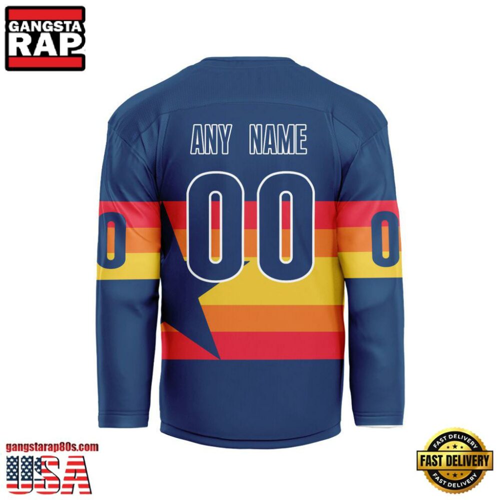 MLB Custom Houston Astros Special Hockey Jersey Shirt
