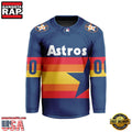 MLB Custom Houston Astros Special Hockey Jersey Shirt