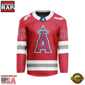 MLB Custom Los Angeles Angels Special Hockey Jersey Shirt