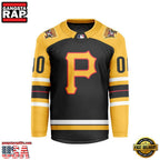 MLB Custom Pittsburgh Pirates Special Hockey Jersey Shirt