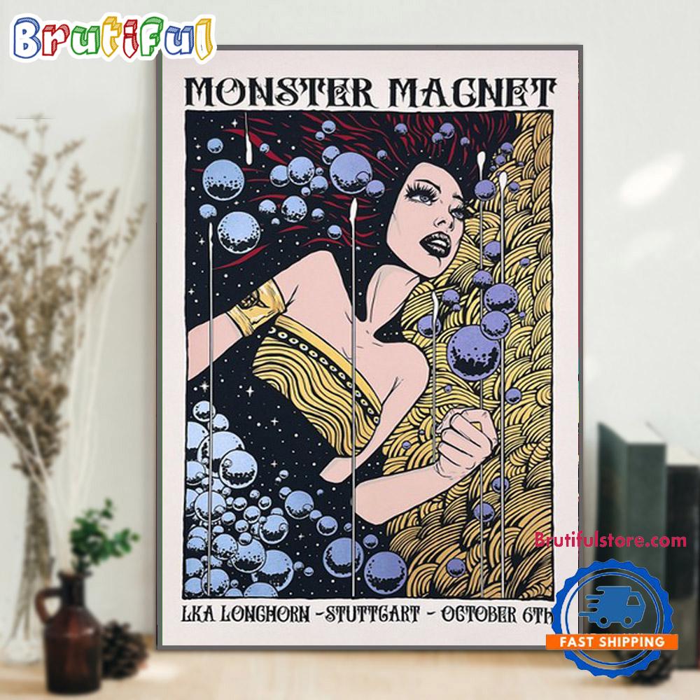 Monster Magnet 35th Anniversary European Tour Poster Canvas
