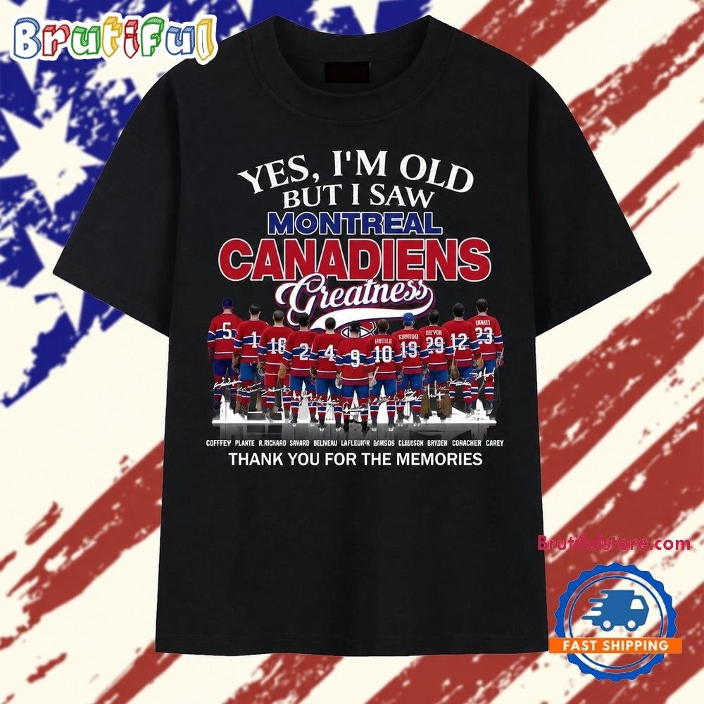Montreal Canadiens Legends Greatness Vintage Hockey T Shirt