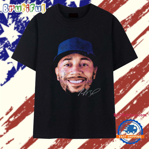 Mookie Betts Los Angeles Baseball Vintage Headshot T Shirt