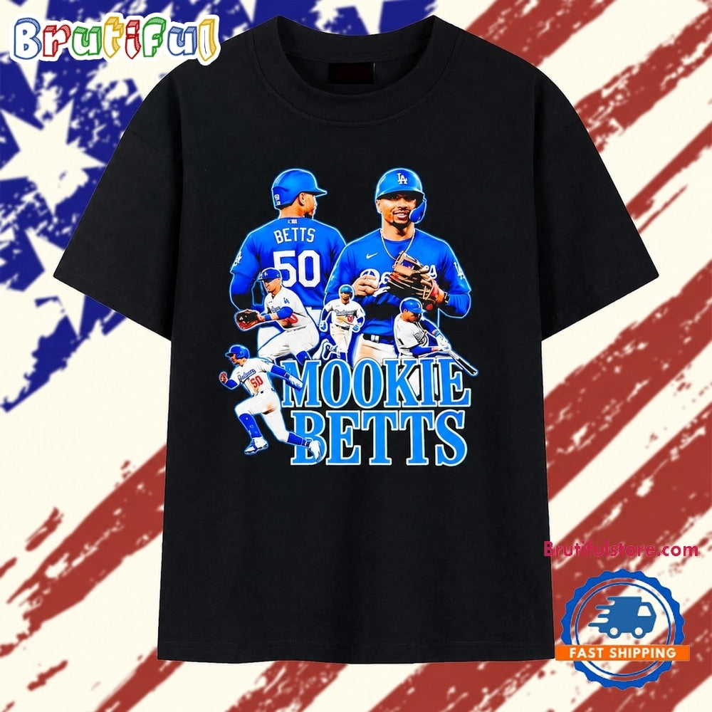 Mookie Betts Los Angeles Dodgers 50 MLB T Shirt
