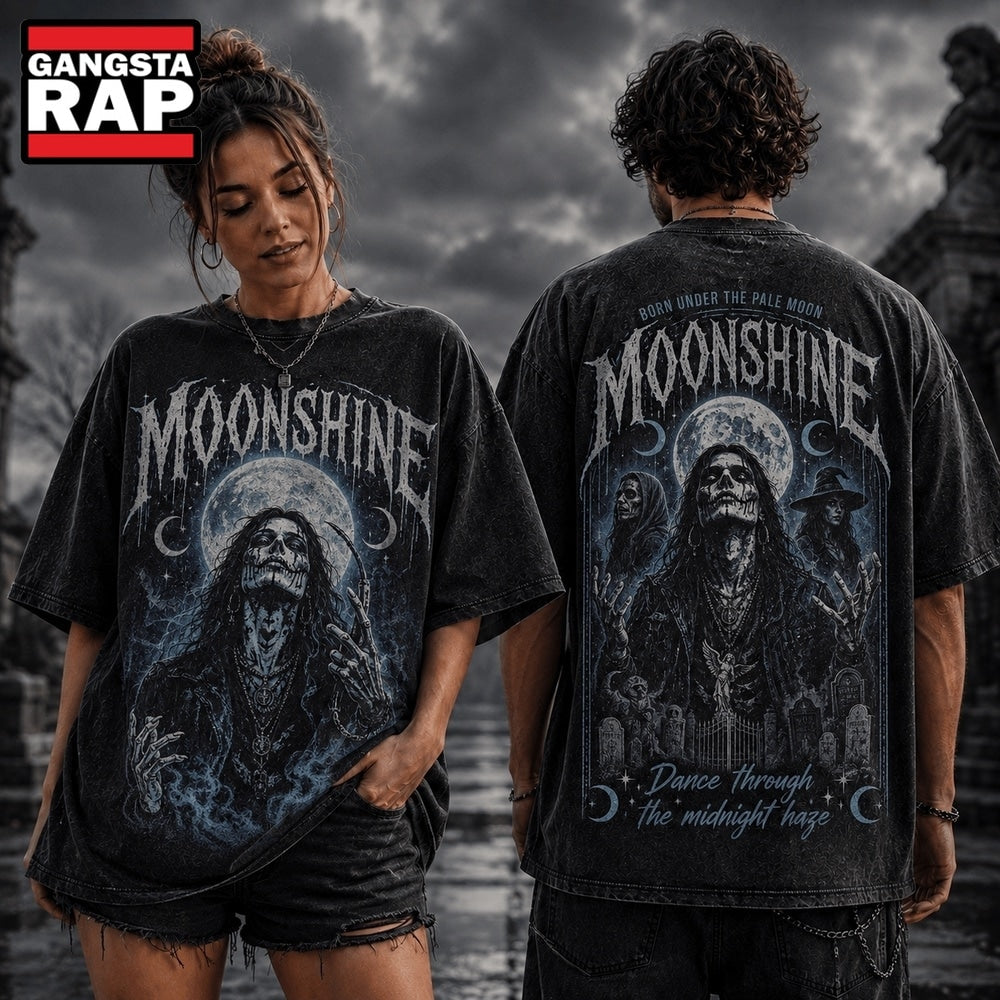 Moonshine, Born Under The Pale Moon, Dance Through The Midnight Haze 3D Shirt