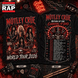 Motley Crue Return of the Carnival of Sins World Tour 2026 3D Shirt
