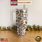 Mr Bean Teddy Bear Fan Tumbler Cup 40oz