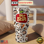 Mr Bean Teddy Bear Fan Tumbler Cup 40oz