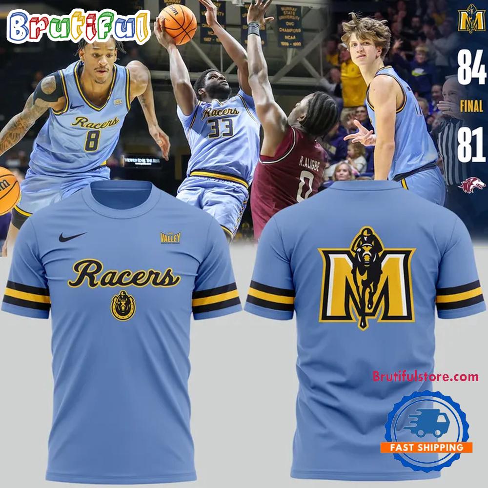 Murray State Racers Men’s Basketball 2026 Powder Blue Uniform Hoodie T-Shirt