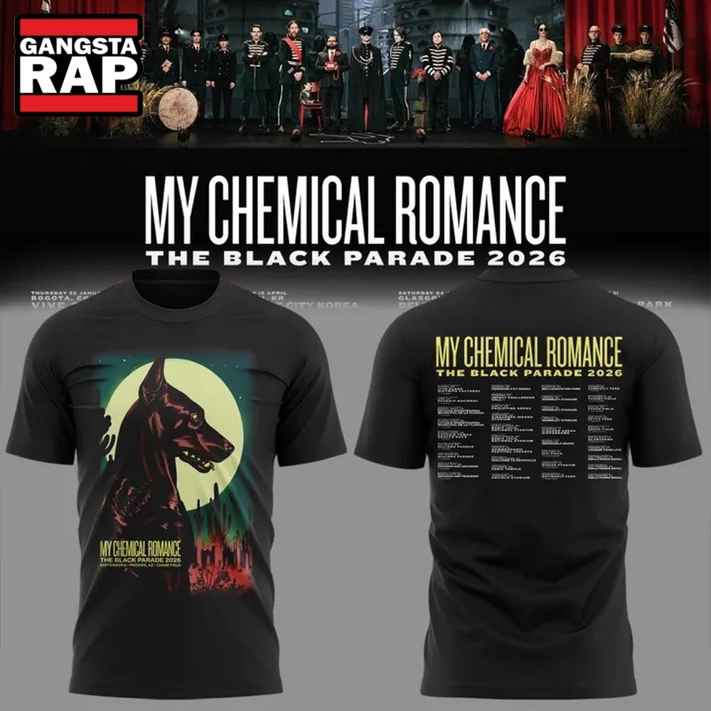 My Chemical Romance The Black Parade 2026 Exclusive Phoenix Event T Shirt