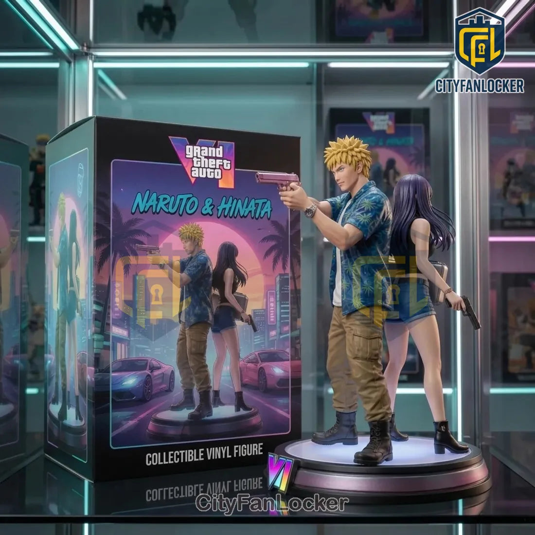 Naruto x Hinata Grand Theft Auto VI Vinyl Figure