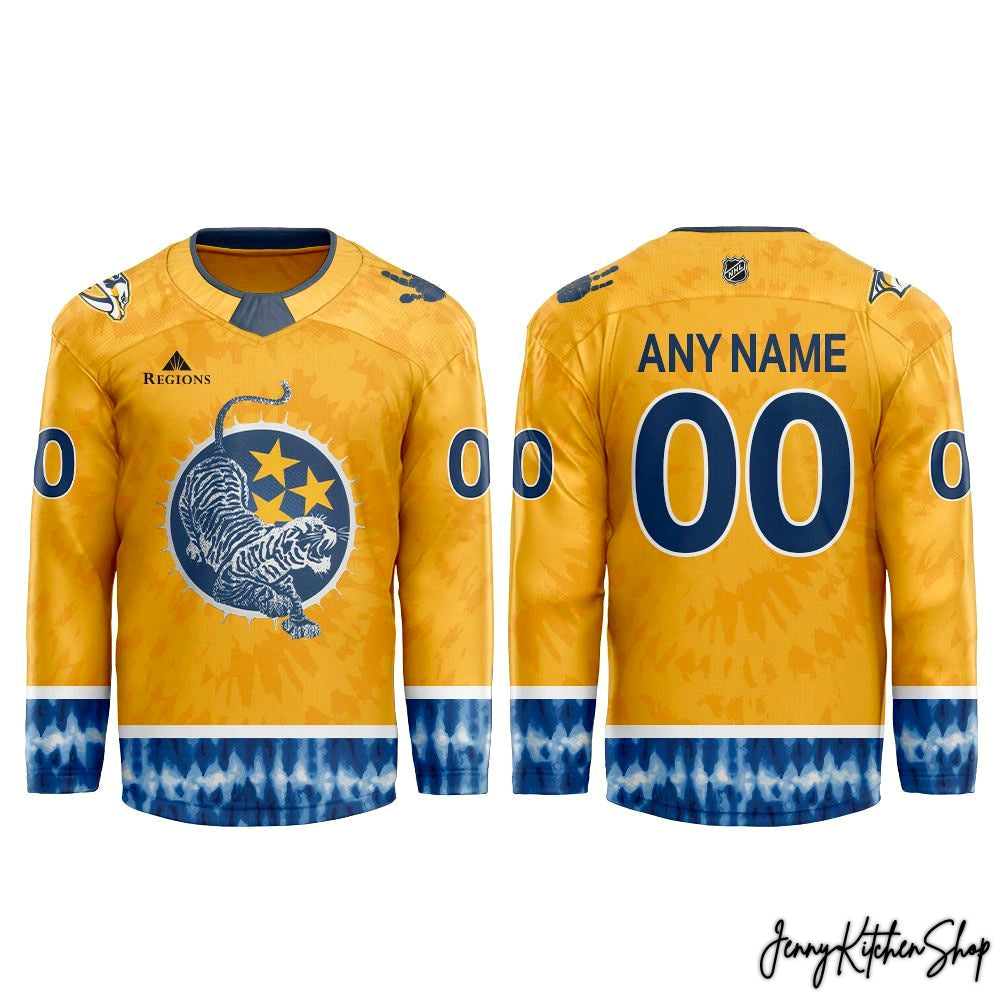 Nashville Predators 2026 Jerry Garcia Night Hockey Jersey