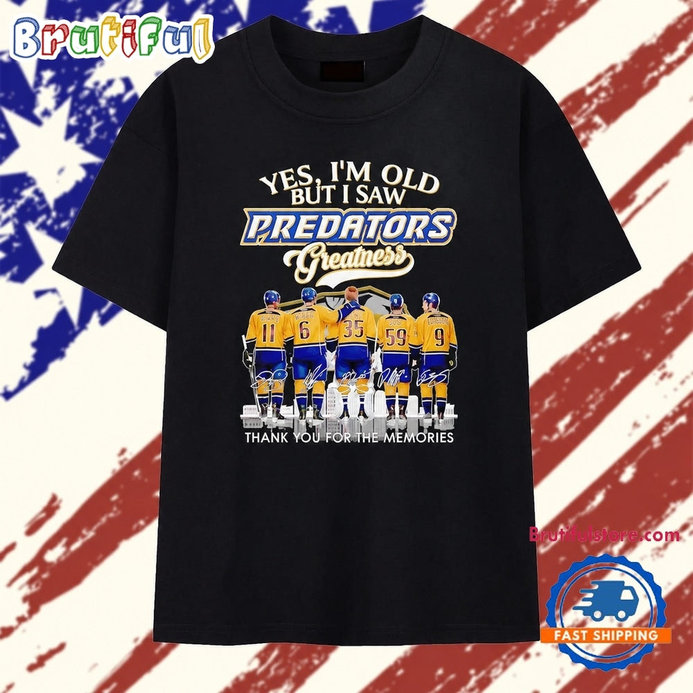 Nashville Predators Greatness Legwand Weber Rinne Josi Forsberg Signature T Shirt