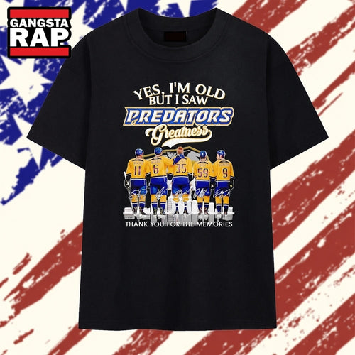 Nashville Predators Greatness Legwand Weber Rinne Josi Forsberg Signature T Shirt