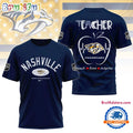 Nashville Predators NHL Teacher Appreciation Day 3D T Shirt