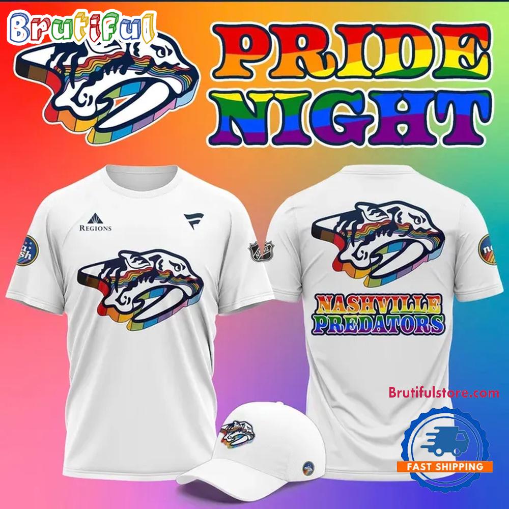 Nashville Predators Pride Night 2026 Limited Edition Hoodie T-Shirt