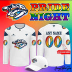 Nashville Predators Pride Night 2026 Special Edition Hockey Jersey