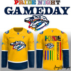 Nashville Predators Pride Night 2026 Special Edition Hockey Jersey