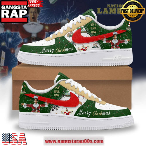 National Lampoon Merry Christmas Limited Edition Air Force 1 Running Sneakers Shoes