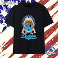 Native American Los Angeles Dodgers Logo T Shirt