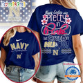 Navy Midshipmen 2026 NCAA Team Color Pride Unisex 3D Shirt