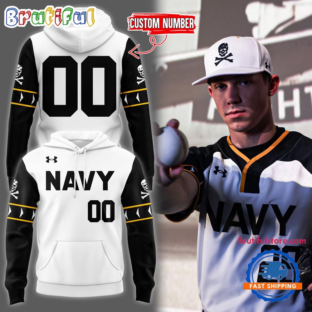 Navy Midshipmen Special 2025 Jolly Rogers Baseball Custom Hoodie Shirt