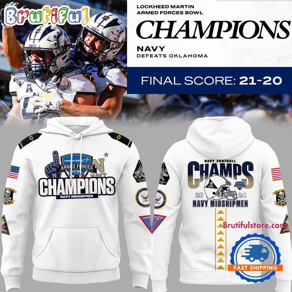 Navy Midshipmen Special Armed Forces Bowl Hoodie T-Shirt