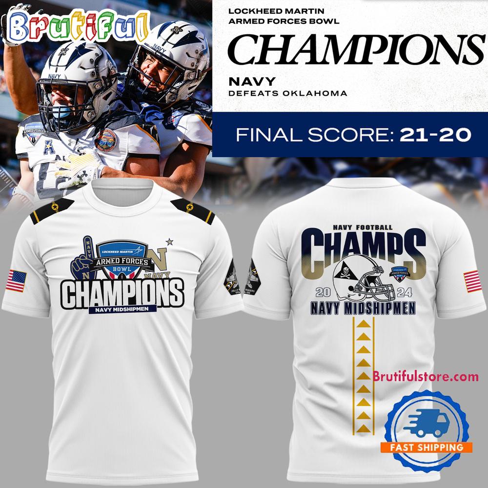 Navy Midshipmen Special Armed Forces Bowl Hoodie T-Shirt