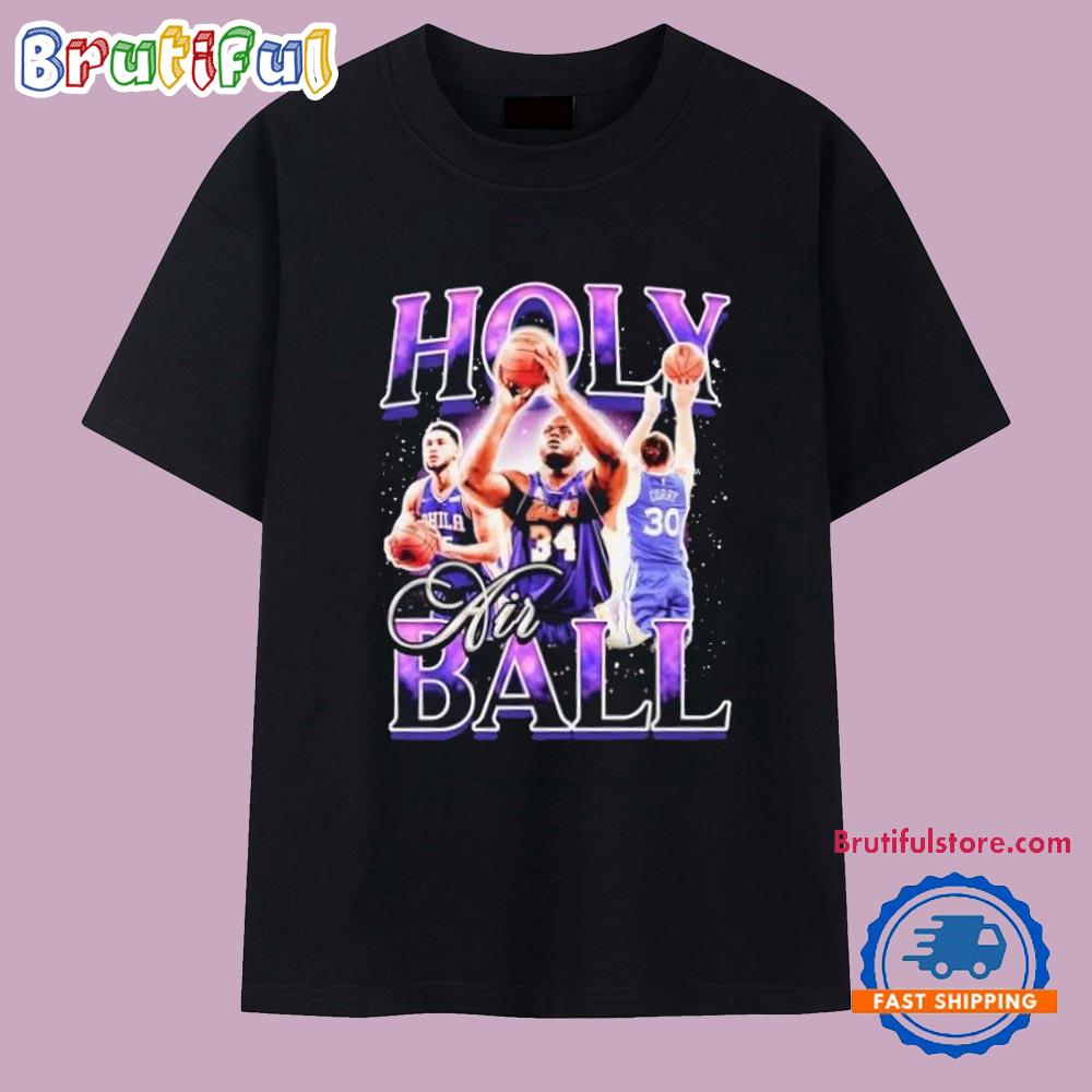 NBA holy air ball Simmons Shaquille O’Neal and Steph Curry T Shirt