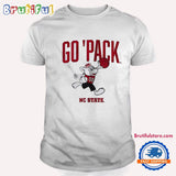 Nc State Wolfpack Go ‘pack Mascot Court T Shirt