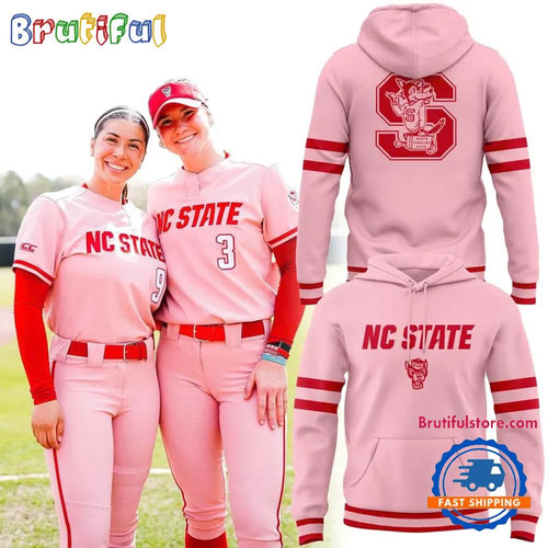 NC State Wolfpack Softball Dogwood Flower Uniform Limited Edition Hoodie