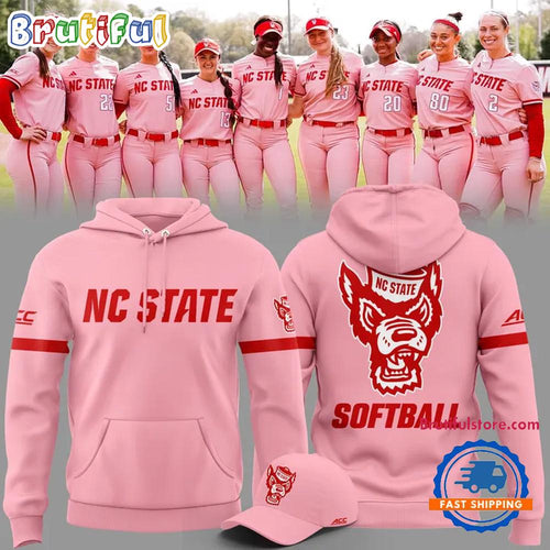 Nc State Wolfpack Softball Pink Limited Edition 2026 Hoodie T-Shirt