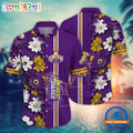 NCAA Albany Great Danes Flower Summer Aloha Button Hawaiian Shirt