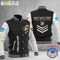 NCAA Army Black Knights Personalized Sporty Varsity Baseball Jacket