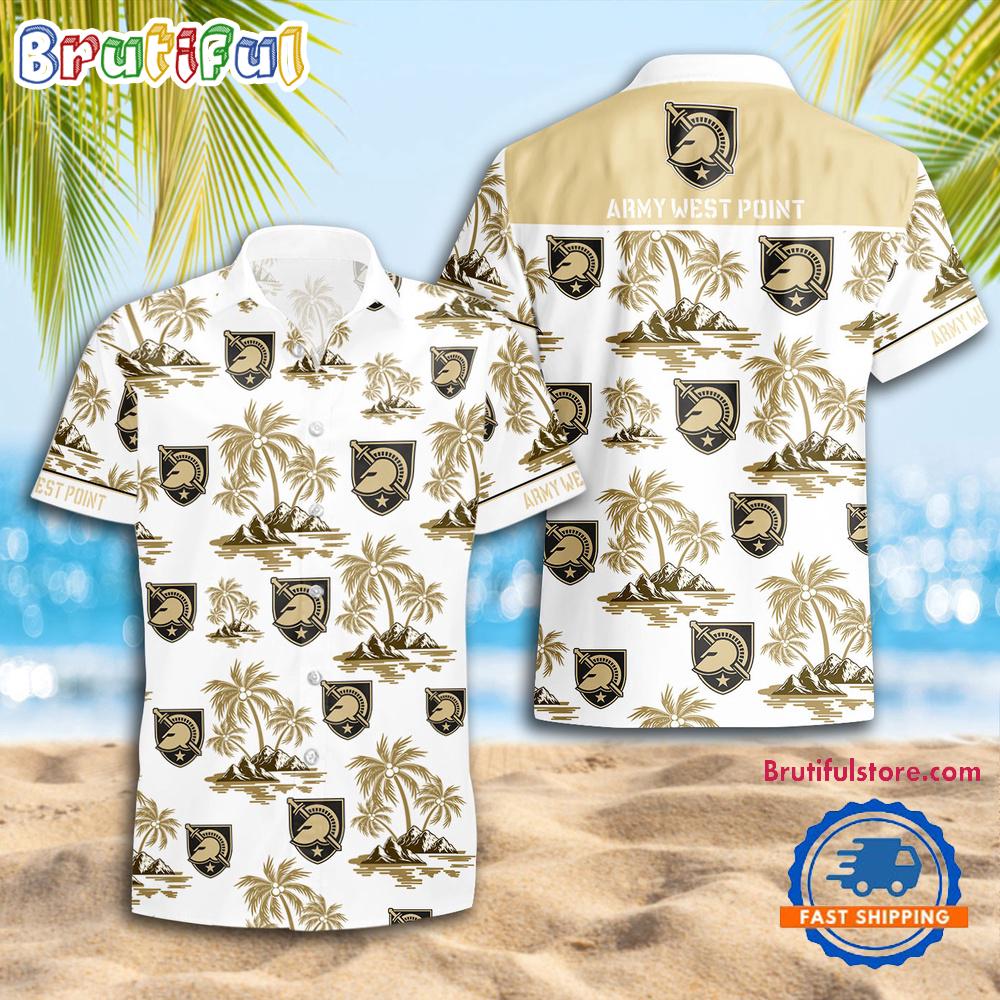 NCAA Army Black Knights Sporty Aloha Summer Hawaiian Shirt