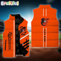 NCAA Baltimore Orioles Sport Team Personalized Sleeveless Down Puffer Jacket