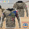 NCAA Baylor Bears Military Veterans Camouflage Hoodie