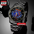NCAA Boise State Broncos Football Team Logo Design Black Watch