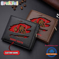NCAA Cornell Big Red Sporty Custom Men’s Leather Wallet
