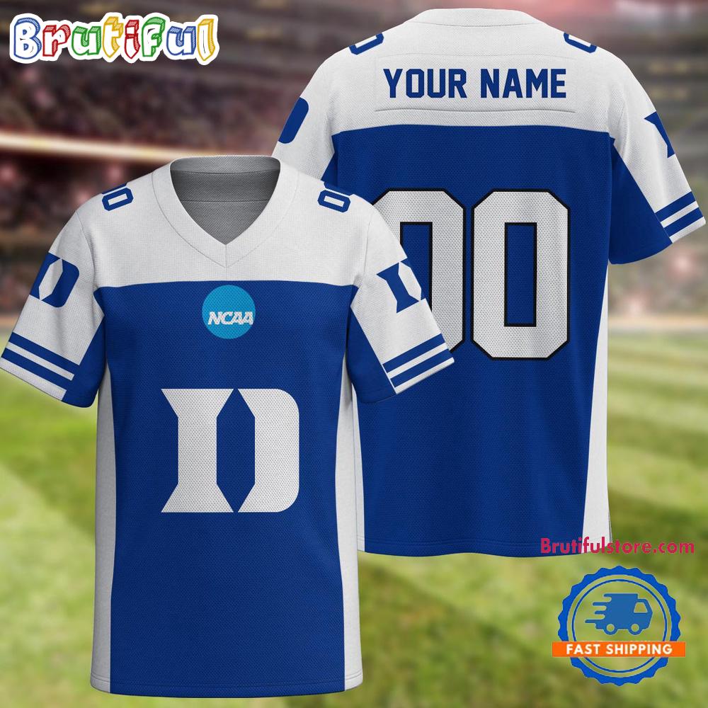 NCAA Duke Blue Devils Sport Team New Season Personalized Football Jersey