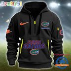 NCAA Florida Gators Heavy Hoodie, Sporty Quarter Zip Hoodie