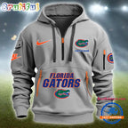 NCAA Florida Gators Heavy Hoodie, Sporty Quarter Zip Hoodie
