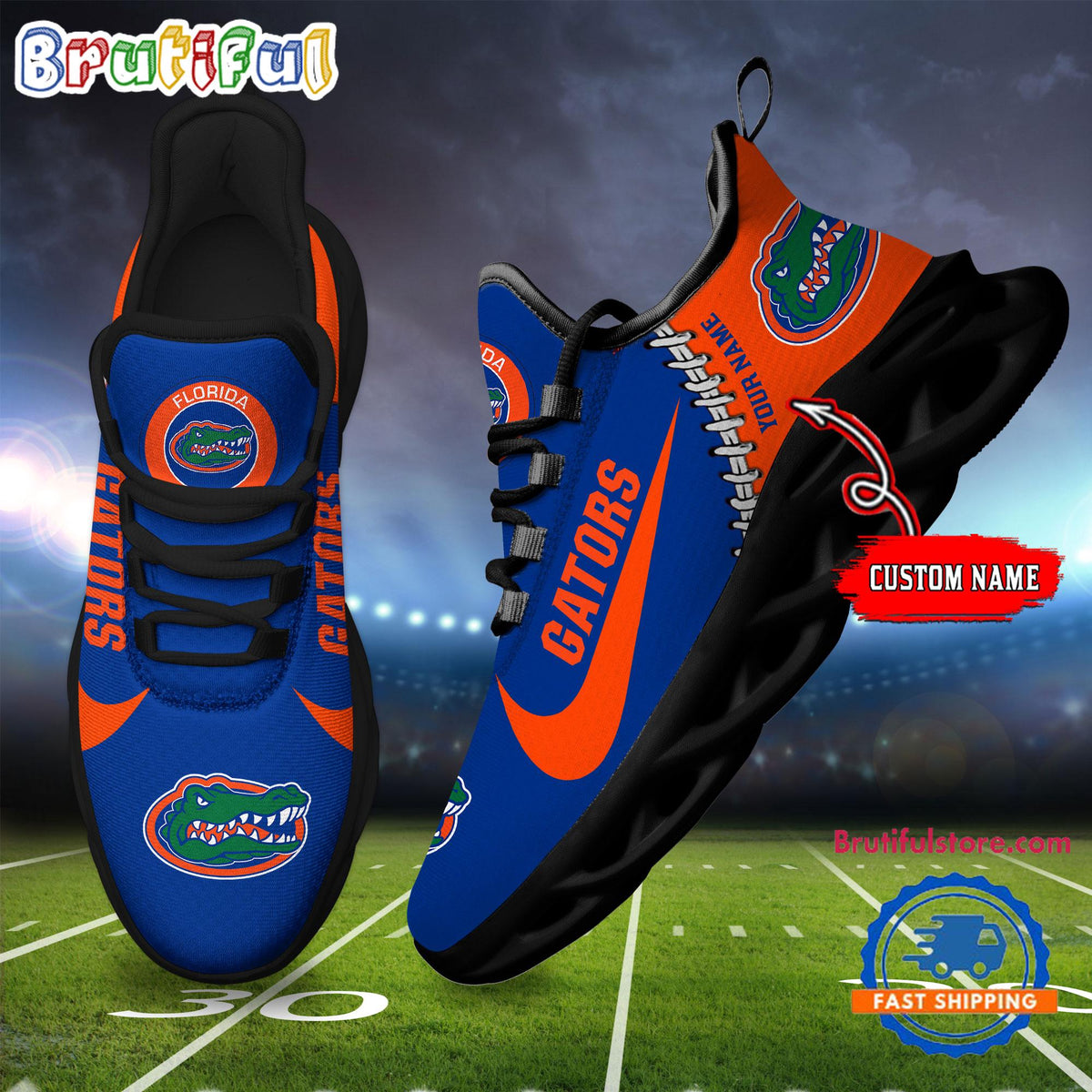 NCAA Florida Gators New Season Design Max Soul Shoes Sport Sneaker